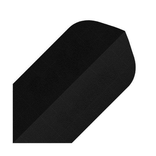 Vols en nylon - Slim - NOIR Dies ist ein schwarzer Nylon-Stoff Slim Flight. Der Flight ist für Dartpfeile geeignet und hat eine schlanke Form.