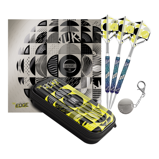 Fléchettes en acier Target Luke Littler Edge Swiss Point Dieses Bild zeigt die Target Luke Littler Egde Swiss Point Steeldarts in voller Ansicht. Die Steeldarts bestechen durch ihre hochwertige Verarbeitung.