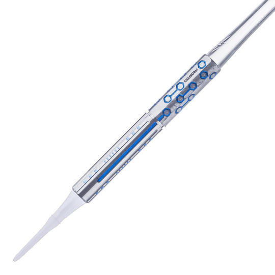 Zu sehen sind die Caliburn Starships Series Demeter Softdarts - 20g. Die Softdarts haben ein modernes Design und eignen sich gut für das Dartspiel zu Hause oder im Verein.