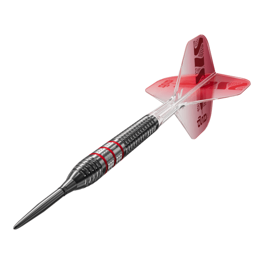 Abgebildet ist der Target Nathan Aspinall 95K Swiss Point Steeldarts. Der Dart hat ein elegantes Design, ideal für präzises Werfen.
