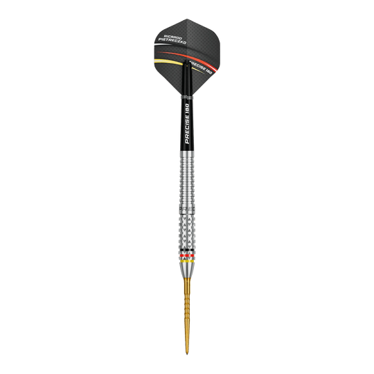 Fléchettes en acier Precise 180 Ricardo Pietreczko GEN1 Hier ist ein Precise 180 Ricardo Pietreczko GEN1 Steeldart abgebildet. Der Dartpfeil ist für das Steeldartspiel konzipiert.