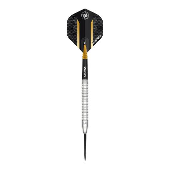 Winmau Team 360 Jack Nankervis Steeldarts - 24g abgebildet. Das Bild zeigt das Design dieses Steeldarts-Produkts.