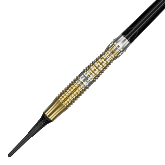 Fléchettes Target Black Marque Enzo Soft - 18 g Abgebildet sind Target Black Marque Enzo Softdarts mit einem Gewicht von 18g. Diese Softdarts zeichnen sich durch ihr elegantes schwarzes Design aus.