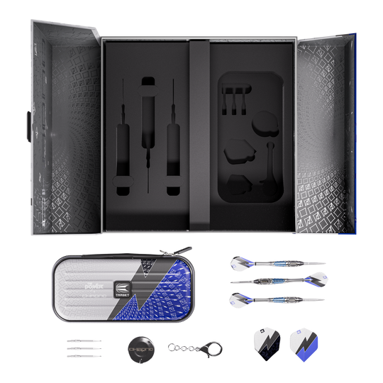 Fléchettes en acier Target Phil Taylor Power X Chrono Swiss Points Fléchettes en acier Target Phil Taylor Power X Chrono Swiss Points