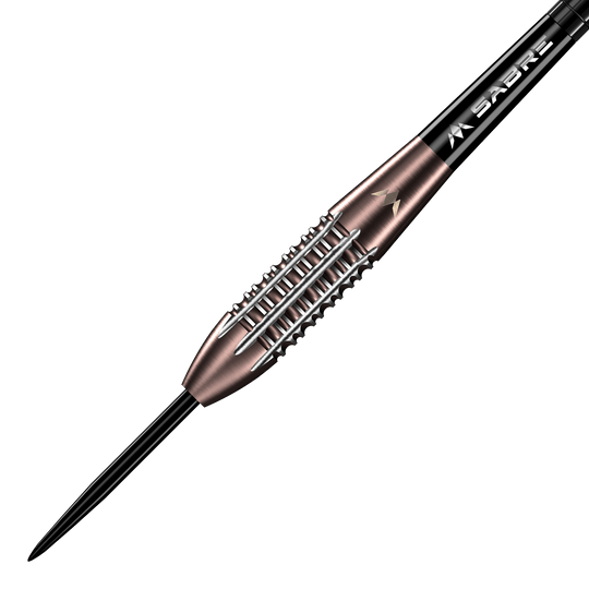 Mission Arkitekt Bronze Silice PVD Steeldarts - 23,5 g Das Bild zeigt die Mission Arkitekt Bronze Silika PVD Steeldarts mit einem Gewicht von 23,5g. Die Steeldarts haben ein elegantes Bronze-Design.