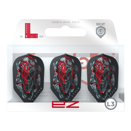 Vols L-Style Ryan Searle Signature V4 Noir L3EZ Diese Abbildung zeigt L-Style Ryan Searle Signature V4 Black L3EZ Flights. Die Dartflights zeichnen sich durch ein elegantes, schwarzes Design aus.