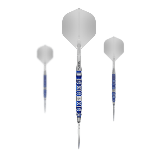 Fléchettes en acier Winmau Lunaris à pointe conique Dieses Bild zeigt die Winmau Lunaris Tapered Switch Point Steeldarts. Die Steeldarts sind für Präzision und Kontrolle beim Dartsport konzipiert.