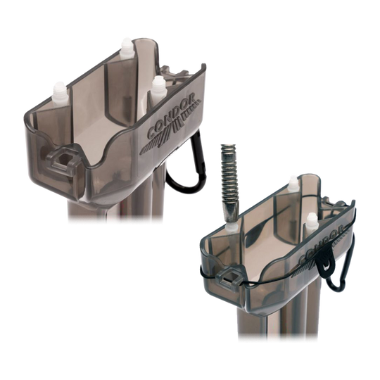 Étui à fléchettes double Condor Das Bild zeigt den Condor DUAL Dartcase in transparenter Ausführung. Die Darttasche bietet Platz zur sicheren Aufbewahrung von Dartpfeilen und Zubehör.