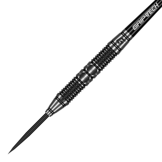 Haltère GOAT Fléchettes en acier Abgebildet ist das Produkt GOAT Dumbbell Steeldarts. Diese Steeldarts zeichnen sich durch eine spezielle Form aus.