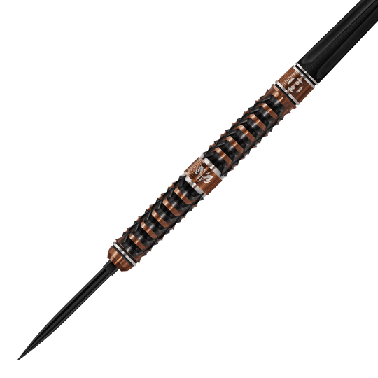 Fléchettes en acier Harrows Tungsten Trinity Quick Point Harrows Wolfram Trinity Quick Point Steeldarts sind auf diesem Bild abgebildet. Diese Steeldarts sind für präzises Dartspiel konzipiert.