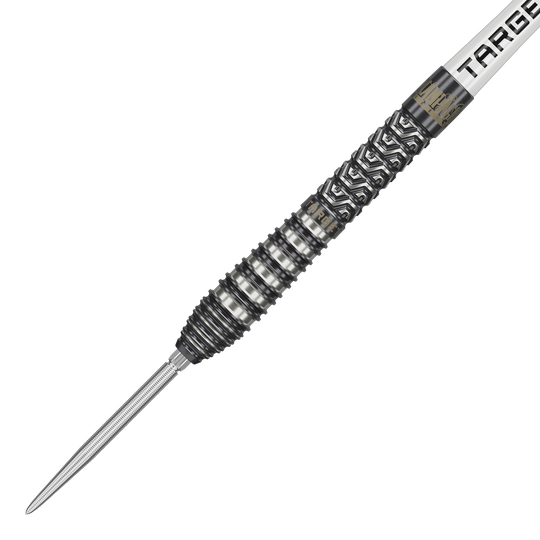 Fléchettes en acier Target Charlie Manby Swiss Points Das Bild zeigt Target Charlie Manby Swiss Points Steeldarts. Ein Steeldart aus der Kollektion wird dargestellt.