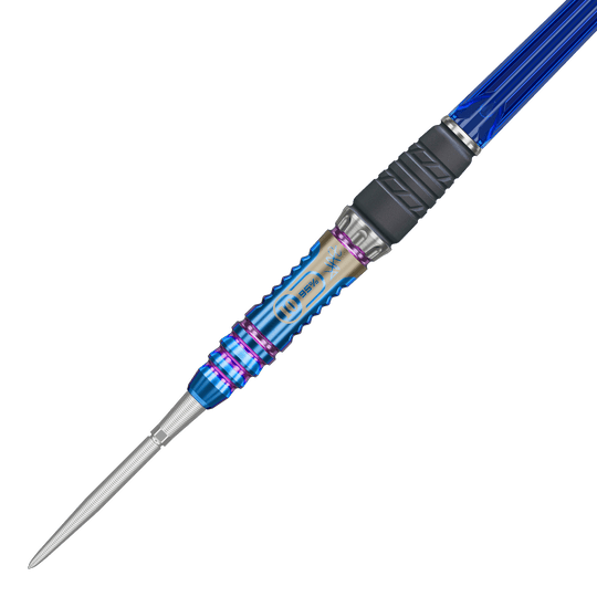 Fléchettes en acier Target Japan Rising Sun GEN10 Swiss Point Zu sehen sind die Target Japan Rising Sun GEN10 Swiss Point Steeldarts. Die Darts sind aus verschiedenen Winkeln fotografiert.