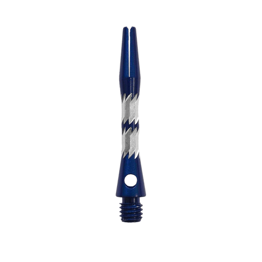 Tiges en aluminium Bulls NL Minor - Bleues - 33 mm Abgebildet sind Bulls NL Minor Aluminium Shafts in Blau, 33 mm lang. Die Schäfte sind für Dartpfeile geeignet.