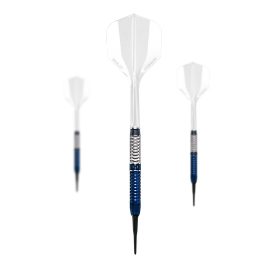 Fléchettes souples parallèles Harrows GEO Hier sind die Harrows GEO Parallel Softdarts als Set abgebildet. Das Set eignet sich ideal für Einsteiger und fortgeschrittene Spieler.
