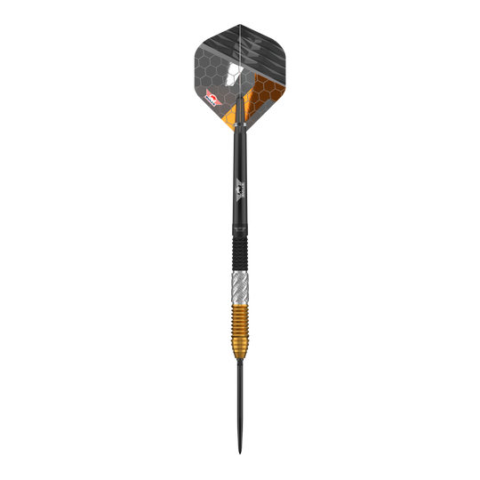 Bulls NL Dirk Van Duijvenbode 95% Points Convertibles Steeldarts Abgebildet sind Bulls NL Dirk Van Duijvenbode 95% Convertible Points Steeldarts. Die Steeldarts sind robust und für Profis konzipiert.