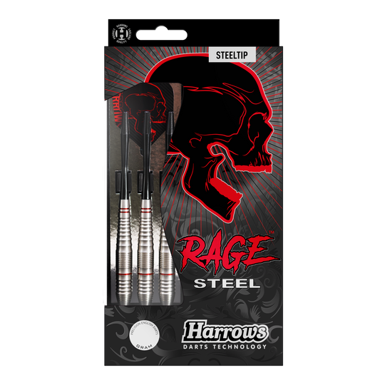 Fléchettes en acier Harrow&#39;s Rage