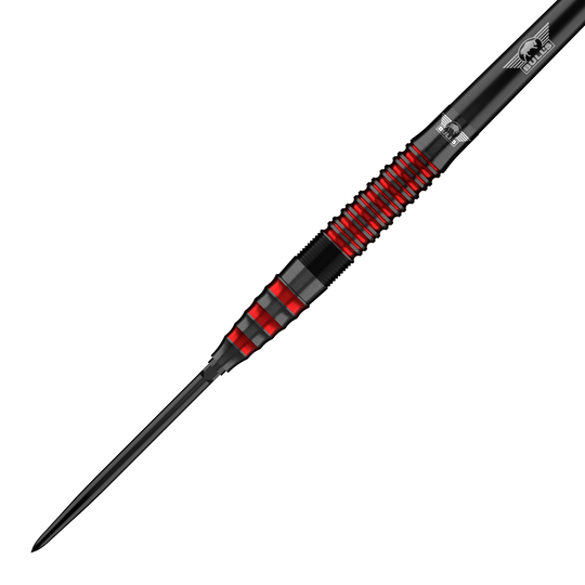 Bulls NL Florian Price 90 Point Convertible Steeldarts Gezeigt werden Bulls NL Florian Preis 90 Convertible Point Steeldarts. Das Set eignet sich für Darts-Spieler.