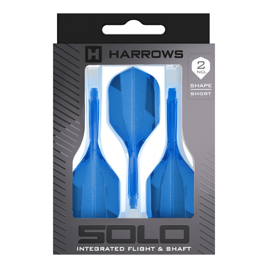 Harrows Solo No2 Flight-Shaft-System - Blau