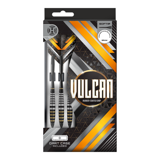 Fléchettes souples Harrows Vulcan Zu sehen sind die Harrows Vulcan Softdarts. Diese Softdarts zeichnen sich durch ihr modernes Design aus.