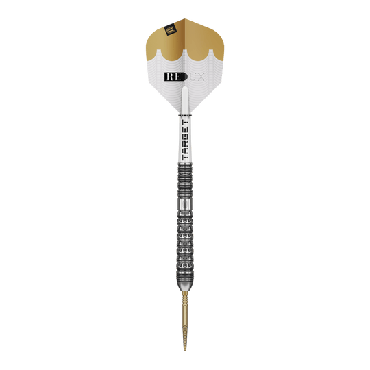 Fléchettes en acier Target Redux 03 Swiss Point Target Redux 03 Swiss Point Steeldarts werden auf diesem Bild präsentiert. Sie sind optimal für ambitionierte Dartspieler geeignet.