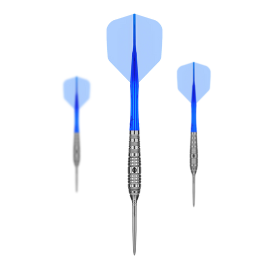 Fléchettes en acier Caliburn Rix EZ-EVO R3 Hier sind die Caliburn Rix EZ-EVO R3 Steeldarts abgebildet. Das Produkt eignet sich ideal für präzises Dartspielen.