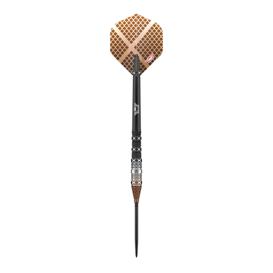 Bulls NL Max Hopp 95% Points convertibles Steeldarts Die Bulls NL Max Hopp 95% Convertible Points Steeldarts werden als einzelne Darts präsentiert. Sie eignen sich hervorragend für professionelle Dartspieler.