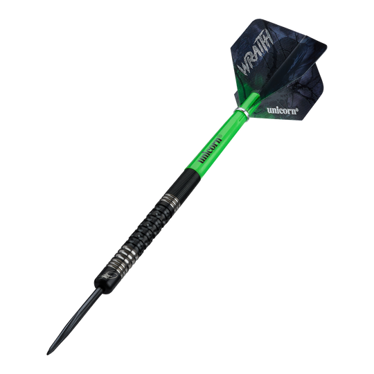 Fléchettes en acier Unicorn Wraith de James Wade Abgebildet sind die Unicorn Wraith James Wade Steeldarts. Sie zeichnen sich durch ihre besondere Form und Qualität aus.