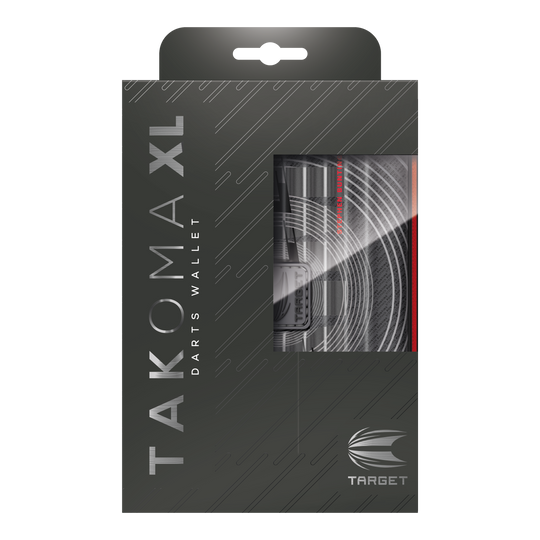 Abgebildet ist das Takoma XL Ghost Series Stephen Bunting Dartcase. Das Dartcase ist ein spezielles Etui zur sicheren Aufbewahrung von Dartpfeilen.