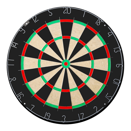 Jeu de fléchettes Karella BullOut comprenant 2 jeux de fléchettes en acier Abgebildet ist das Karella Dartboard BullOut Set mit zwei Sätzen Steeldarts. Das Produkt ist perfekt für Darts-Fans und beinhaltet ein Dartboard sowie Steeldarts.