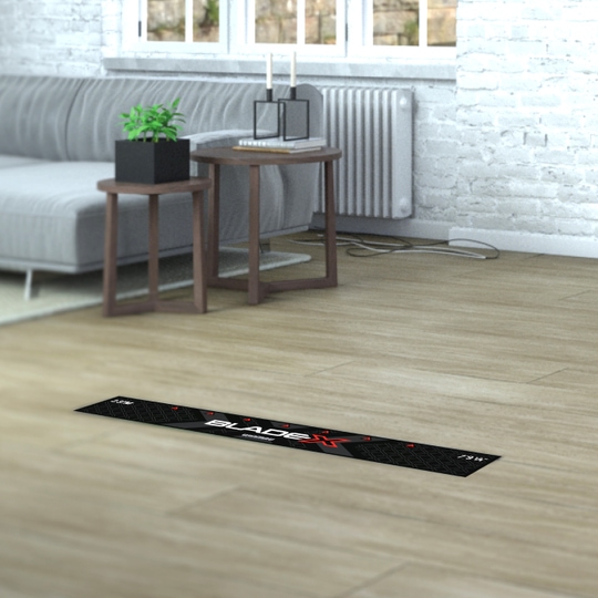 Ligne de lancer Winmau Blade X Hier ist die Winmau Blade X Abwurflinie abgebildet. Sie wird beim Dartspiel als Markierung verwendet.