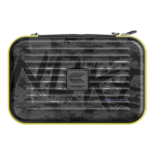 Étui à fléchettes Takoma XL Ghost Series Luke Littler Das Bild zeigt das Takoma XL Ghost Series Luke Littler Dartcase. Es handelt sich um ein spezielles Dartcase für Dartzubehör.