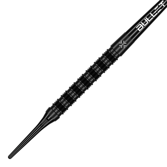 Fléchettes en mousse Bullet Shadow - 20 g Das Bild zeigt Bullet Shadow Softdarts - 20g. Der Softdart hat ein modernes Design und ist für das Dartspiel geeignet.