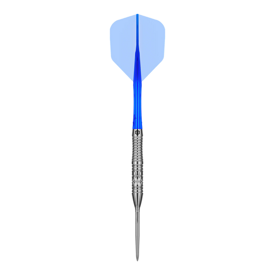 Fléchettes en acier Caliburn Rix EZ-EVO R2 Dieses Bild zeigt einen einzelnen Caliburn Rix EZ-EVO R2 Steeldart. Der Dart ist in Nahaufnahme zu sehen.