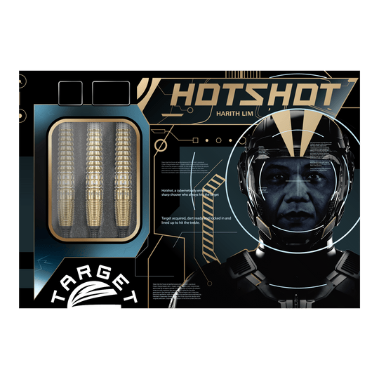 Fléchettes souples Target Japan Prime Series Harith Lim HotShot GEN3 - 18 g Die Target Japan Prime Series Harith Lim HotShot GEN3 Softdarts - 18g werden gezeigt. Diese Softdarts zeichnen sich durch ihr schlankes Design aus.