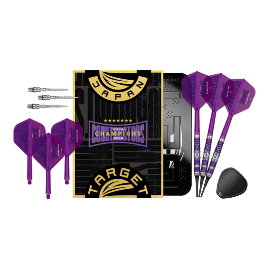 Fléchettes Target Japan Diamond GEN3 Constructors Champions Limited - 20 g Target Japan Diamond GEN3 Constructors Champions Limited Darts - 20g. Ein limitiertes Dart-Set mit edlem Design und 20g Gewicht.