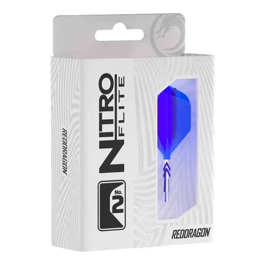 Abgebildet ist ein Red Dragon Nitro Flite - Gerwyn Price No2 Flight. Das Flight besitzt ein spezielles Motiv und Farbmuster.