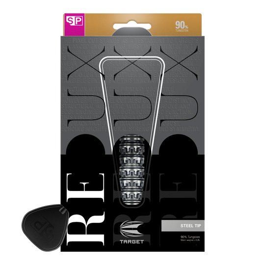 Fléchettes en acier Target Redux 02 Swiss Point Das Bild zeigt die Target Redux 02 Swiss Point Steeldarts. Diese Darts überzeugen durch modernes Design und gute Verarbeitung.