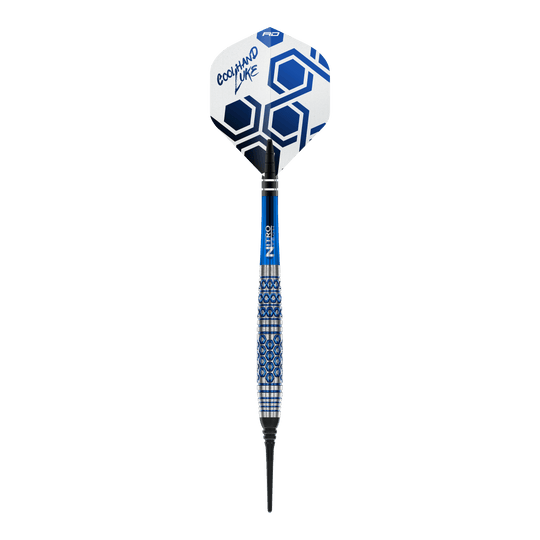Fléchettes souples Red Dragon Luke Humphries TX5 - 20 g Abgebildet ist das Produkt Red Dragon Luke Humphries TX5 Softdarts - 20g. Die Darts sind für Softdart-Wettkämpfe und haben ein Gewicht von 20 Gramm.