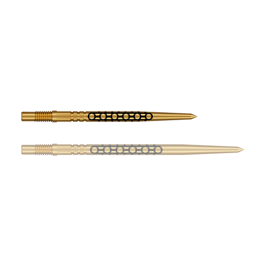 Embouts de fléchettes Shot Turbo Point Goths - Or