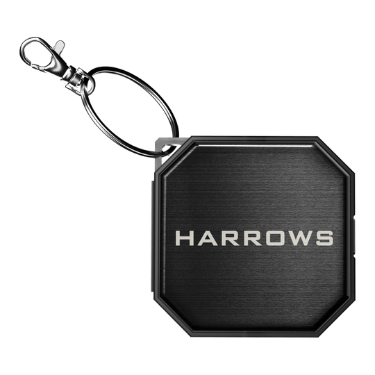 Coffret à outils Quick Point Premium de Harrow Zu sehen ist das Harrows Premium Quick Point Tool Case. Es dient zur sicheren Aufbewahrung und Organisation von Dart-Tools.