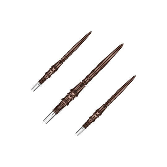Auf dem Bild sieht man ein Set von Steeldartspitzen, Modell Silica mit 30mm Länge. Es handelt sich um die Target Japan Premium SwissPoint Serie.
