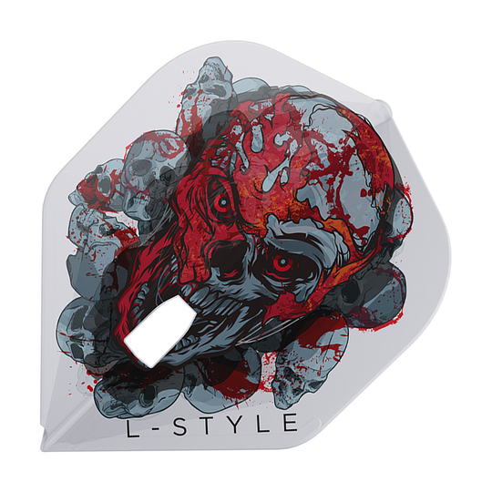 Vols L-Style Ryan Searle Signature V4 Blanc Transparent L1PRO Dieses Bild zeigt die L-Style Ryan Searle Signature V4 Clear White L1PRO Flights. Die Flights überzeugen durch ihr klares und weißes Design.