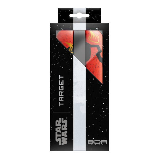 Étui à fléchettes Target Star Wars Boa - Dark Maul Dieses Bild präsentiert das Target Star Wars Boa Dartcase - Darth Maul. Es ist eine stylische Tasche für Dartspieler und Star Wars Fans.