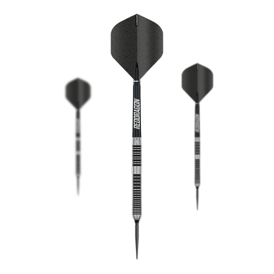 Fléchettes en acier Red Dragon Pegasus Switch Point Ein Set von Red Dragon Pegasus Switch Point Steeldarts ist abgebildet. Die Steeldarts eignen sich für professionelle Dartspieler.