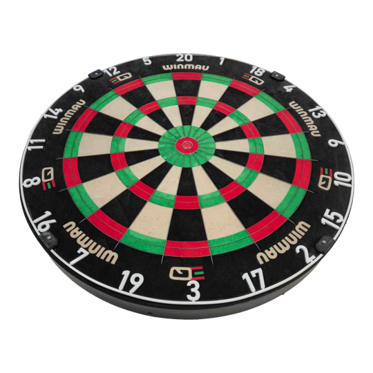 Cible de fléchettes en acier Winmau Equalizer Abgebildet ist das Winmau Equalizer Steeldartboard. Das Board ist speziell für Steeldarts ausgelegt.