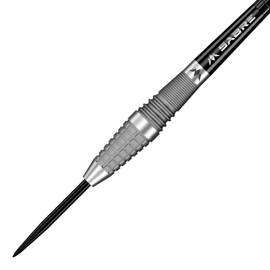 Fléchettes en acier sablé Mission Michele Turetta - 23 g Gezeigt werden Mission Michele Turetta Sandblasted Steeldarts mit einem Gewicht von 23g. Diese Steeldarts besitzen eine spezielle sandgestrahlte Oberfläche.