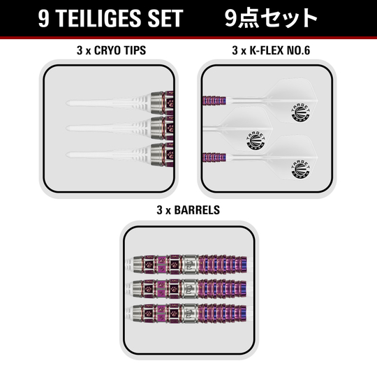 Fléchettes souples Target Japan Prime Series Mayo GEN8 - 18 g