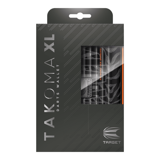 Étui à fléchettes Takoma XL Ghost Series Raymond Van Barneveld Auf dem Bild ist das Takoma XL Ghost Series Raymond Van Barneveld Dartcase zu sehen. Mit diesem Dartcase können die Pfeile sicher verstaut werden.