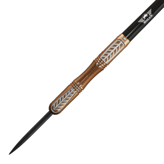 Fléchettes Bulls NL Bronzo True Steel - 23 g Abgebildet sind die Bulls NL Bronzo True Steeldarts - 23g. Die Steeldarts eignen sich für präzises Spielen.