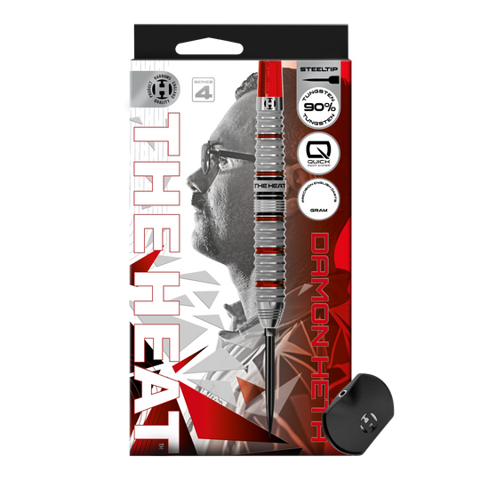 Fléchettes en acier Harrow's Damon Heta Series 4 Quick Point Abgebildet sind die Harrows Damon Heta Series 4 Quick Point Steeldarts. Diese Darts zeichnen sich durch ein modernes Design und ausgezeichnete Flugeigenschaften aus.